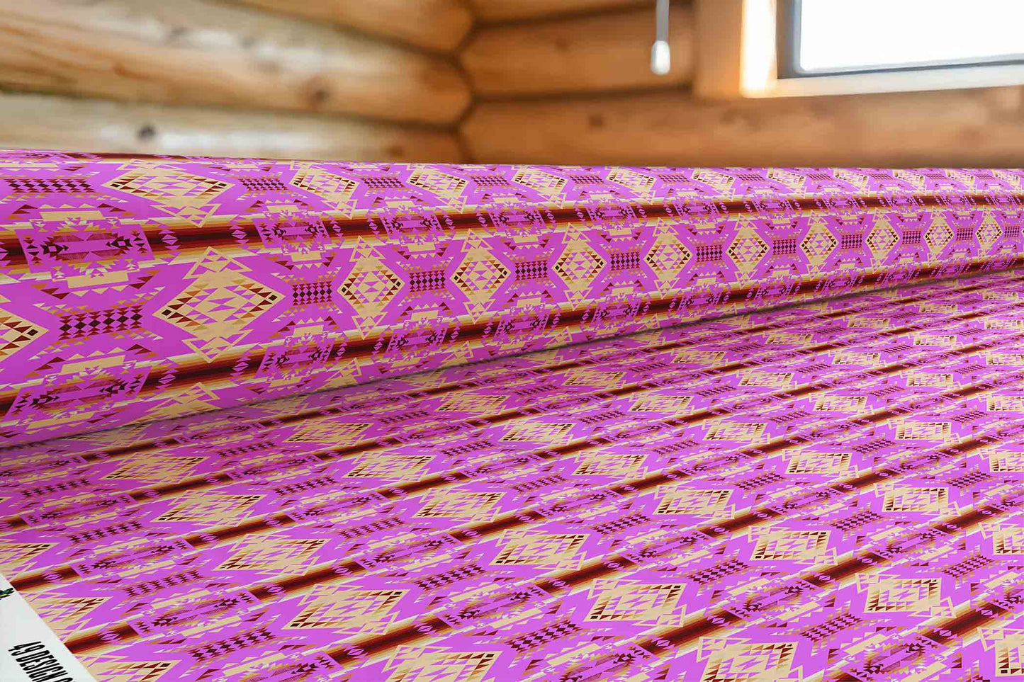 Gathering Earth Lilac Fabric