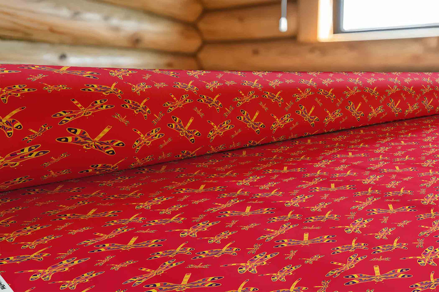 Gathering Rouge Fabric