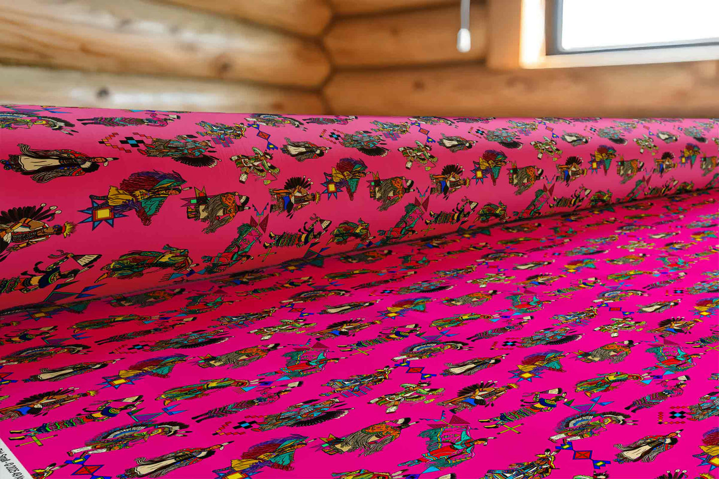 Grand Entry Dancer Pink Small Fabric