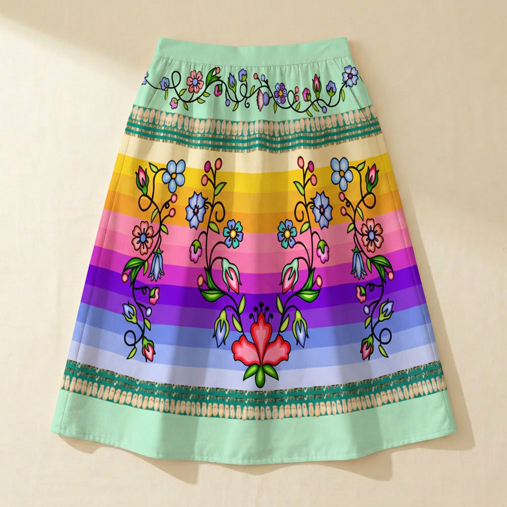 Grandmother Legacy Mint 1 Midi Skirt