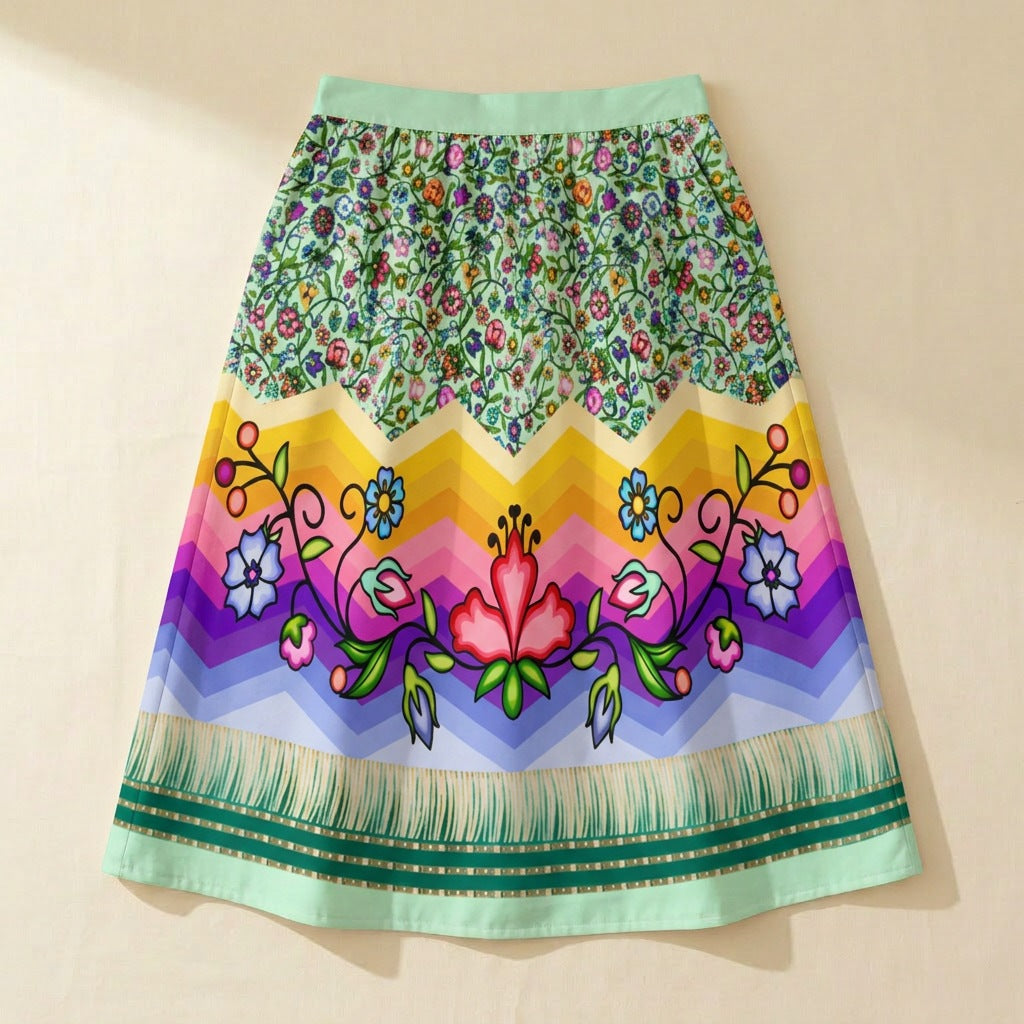 Grandmother Legacy Mint 3 Midi Skirt