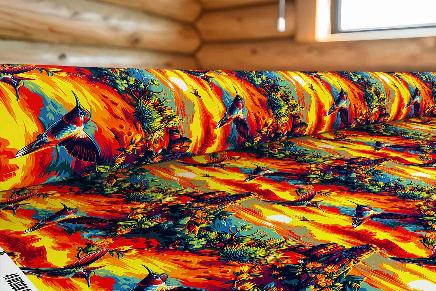 Happy Hummingbirds Fabric