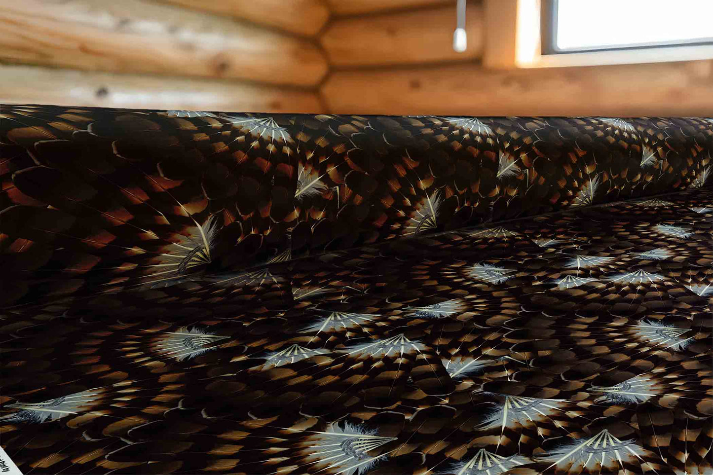 Hawk Feathers Fabric