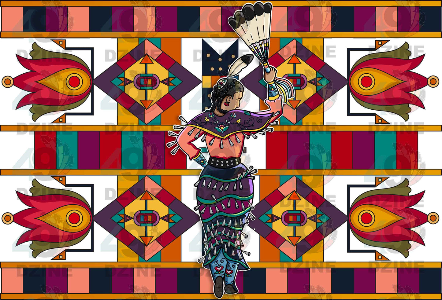 Jingle Dancer For Hoodies