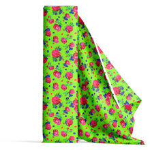 Load image into Gallery viewer, Kokum Ceremony Neon Green Fabric
