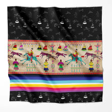 Load image into Gallery viewer, Ledger Village Midnight Fabric
