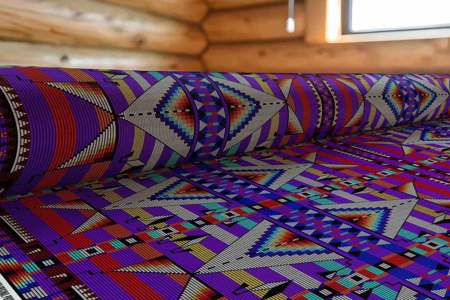Medicine Blessing Purple Fabric