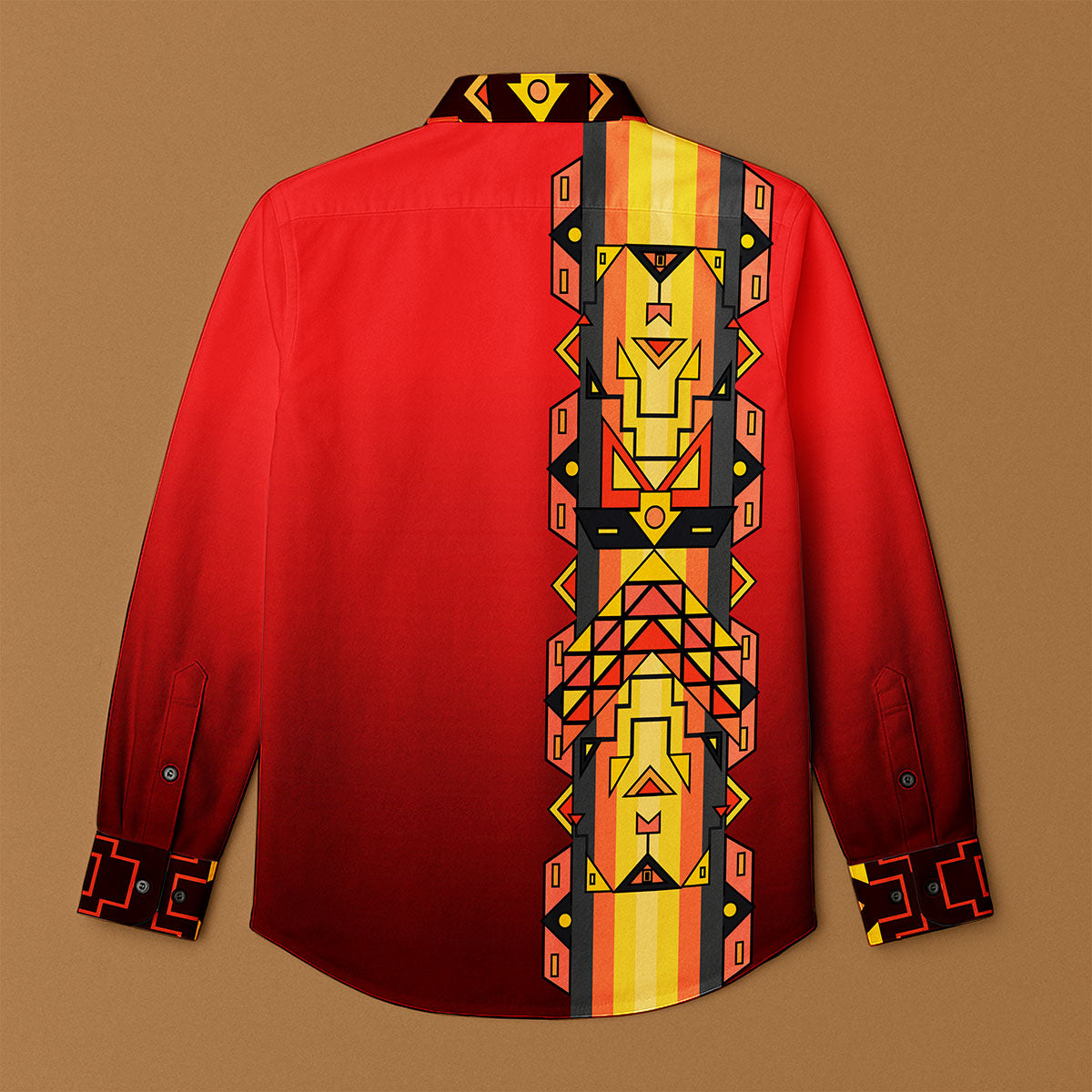 Cinder Guardian Men's Casual Dress Shirt