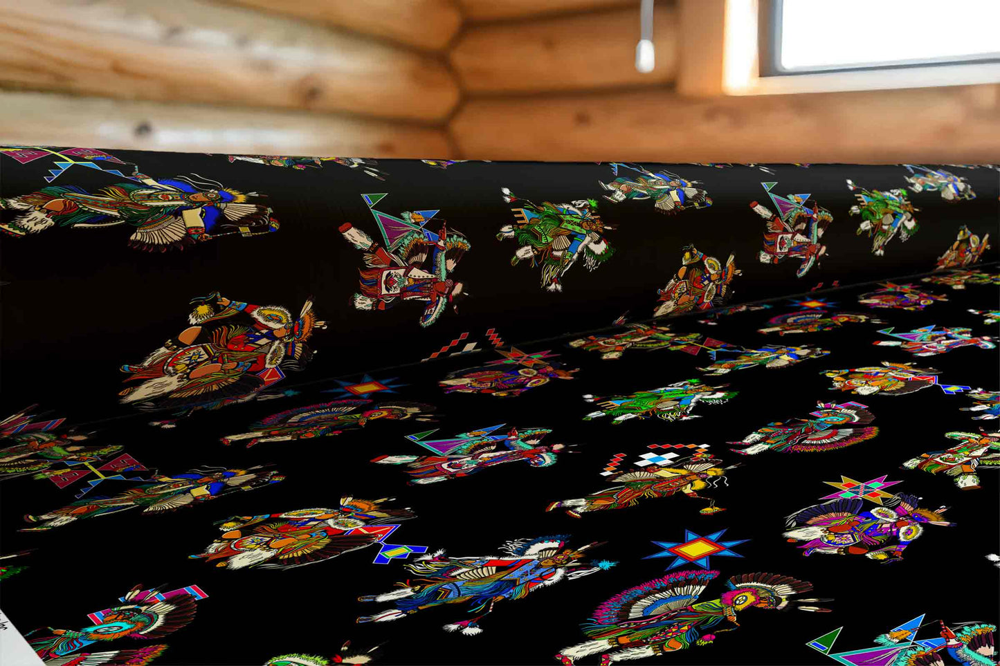 Men's Fancy Dancers Black Large Fabric