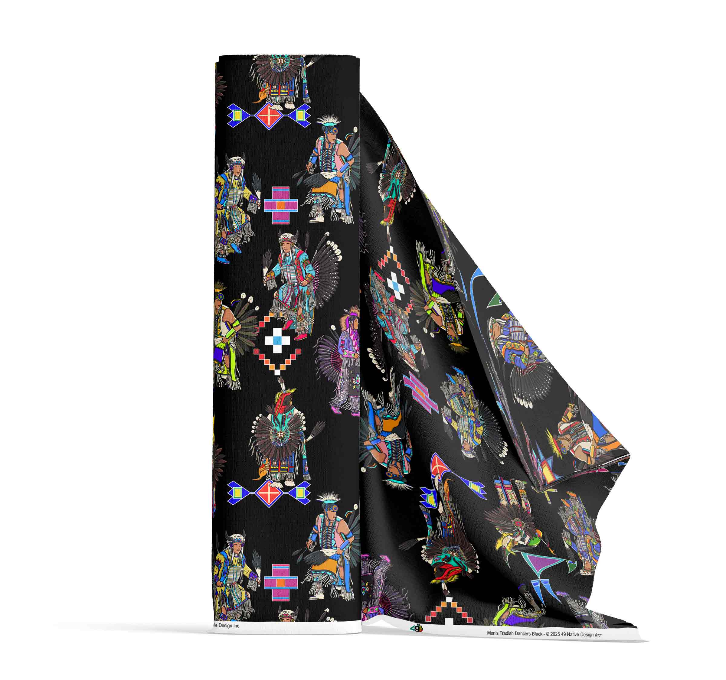 Women's Tradish Dancers Black Small 42 Inch Cotton Poplin Pre Order