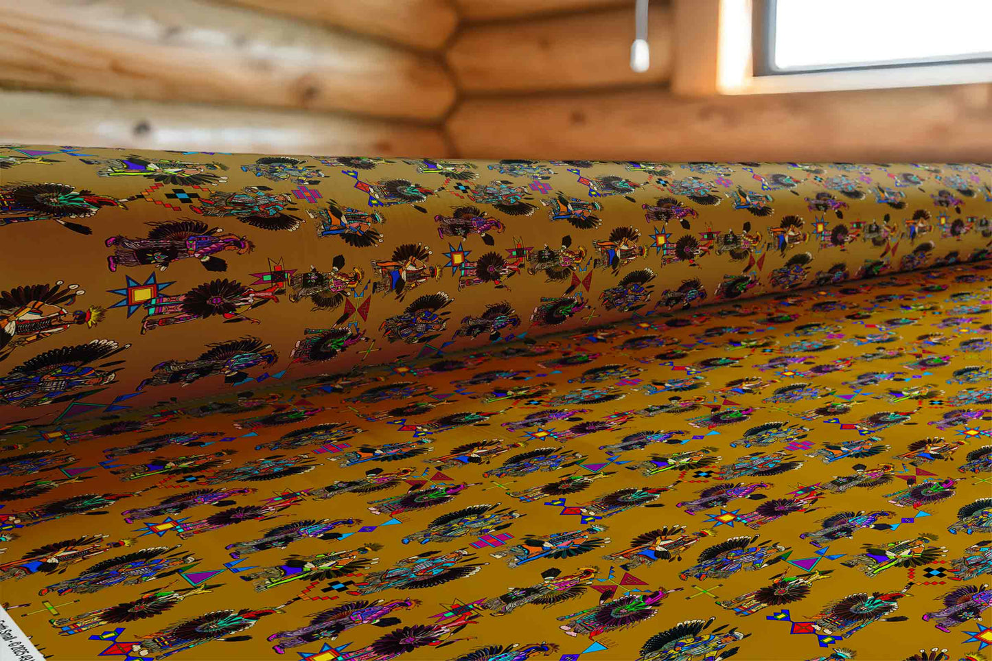 Men's Tradish Dancers Earth Small Fabric