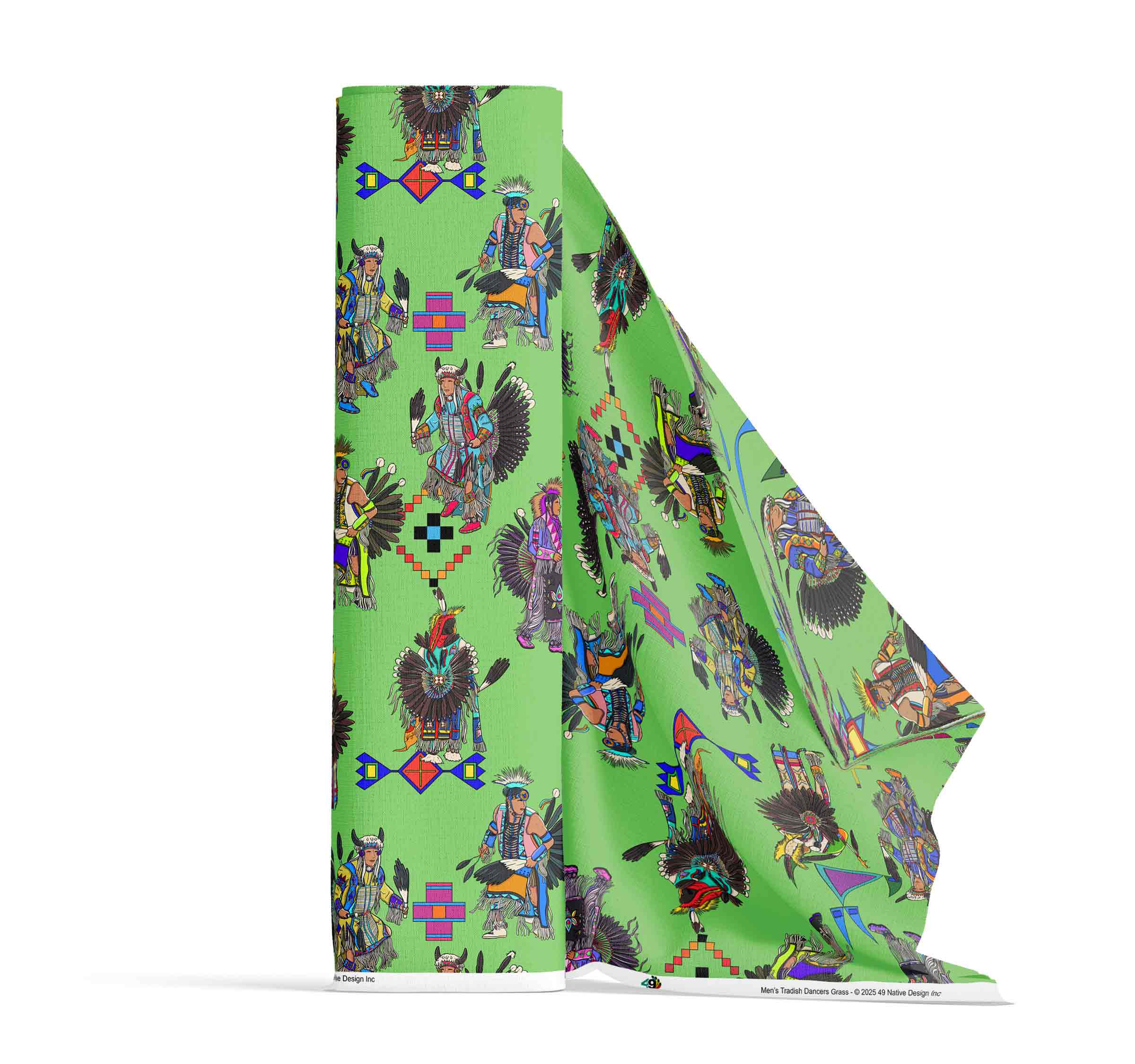 Men's Tradish Dancers Grass Foldable Wallet main image 0
