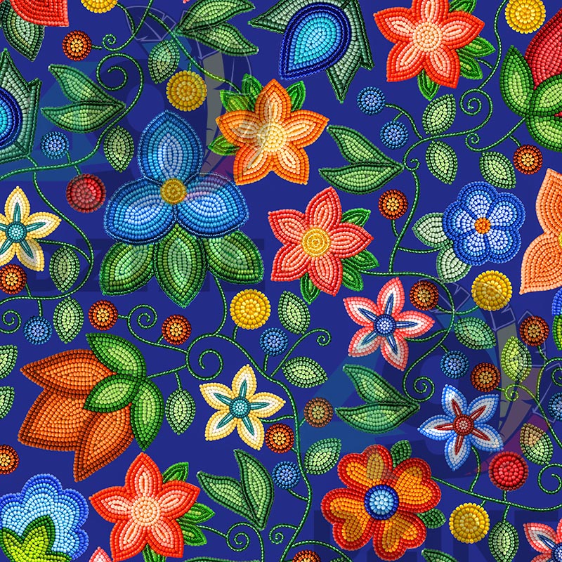 Morning Harmony Sapphire Fabric