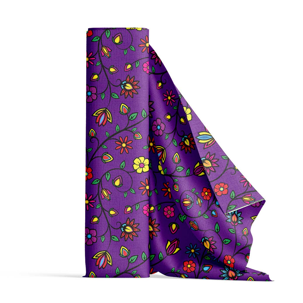 Nature's Nexus Purple Fabric