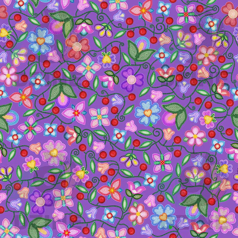 Petal Harmony Lavender Fabric