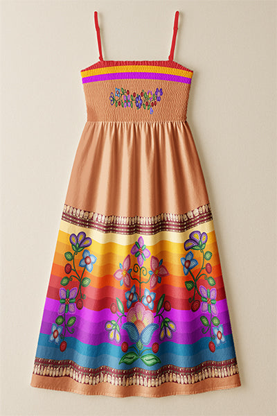 Petal Harmony Smock Top Dress