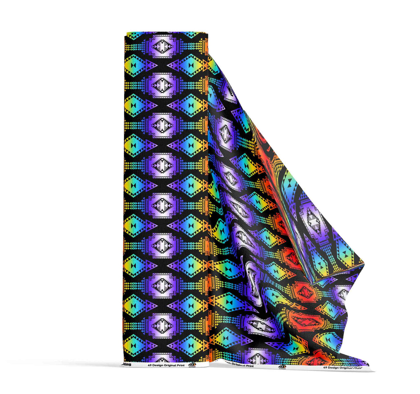 Geometric Gathering Fabric