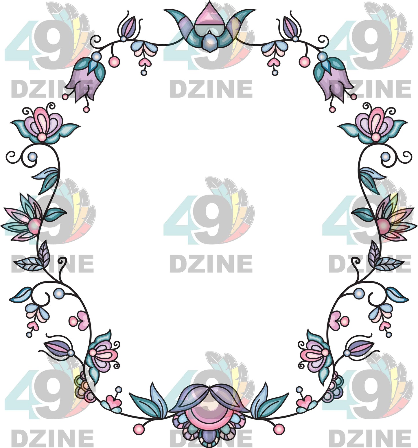 Silver Frostflower Hat Transfer
