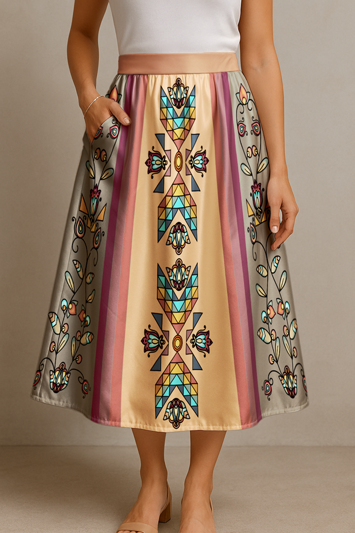 Sister Arrows Midi Skirt