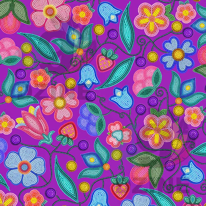 Sweet Offering Purple Fabric
