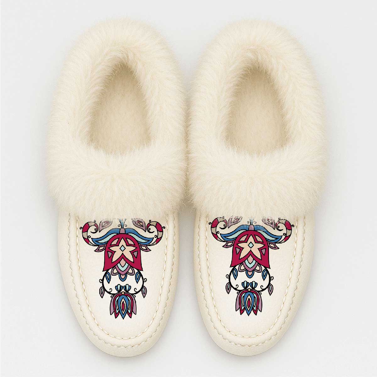 Northern Ember Fur Moccasin