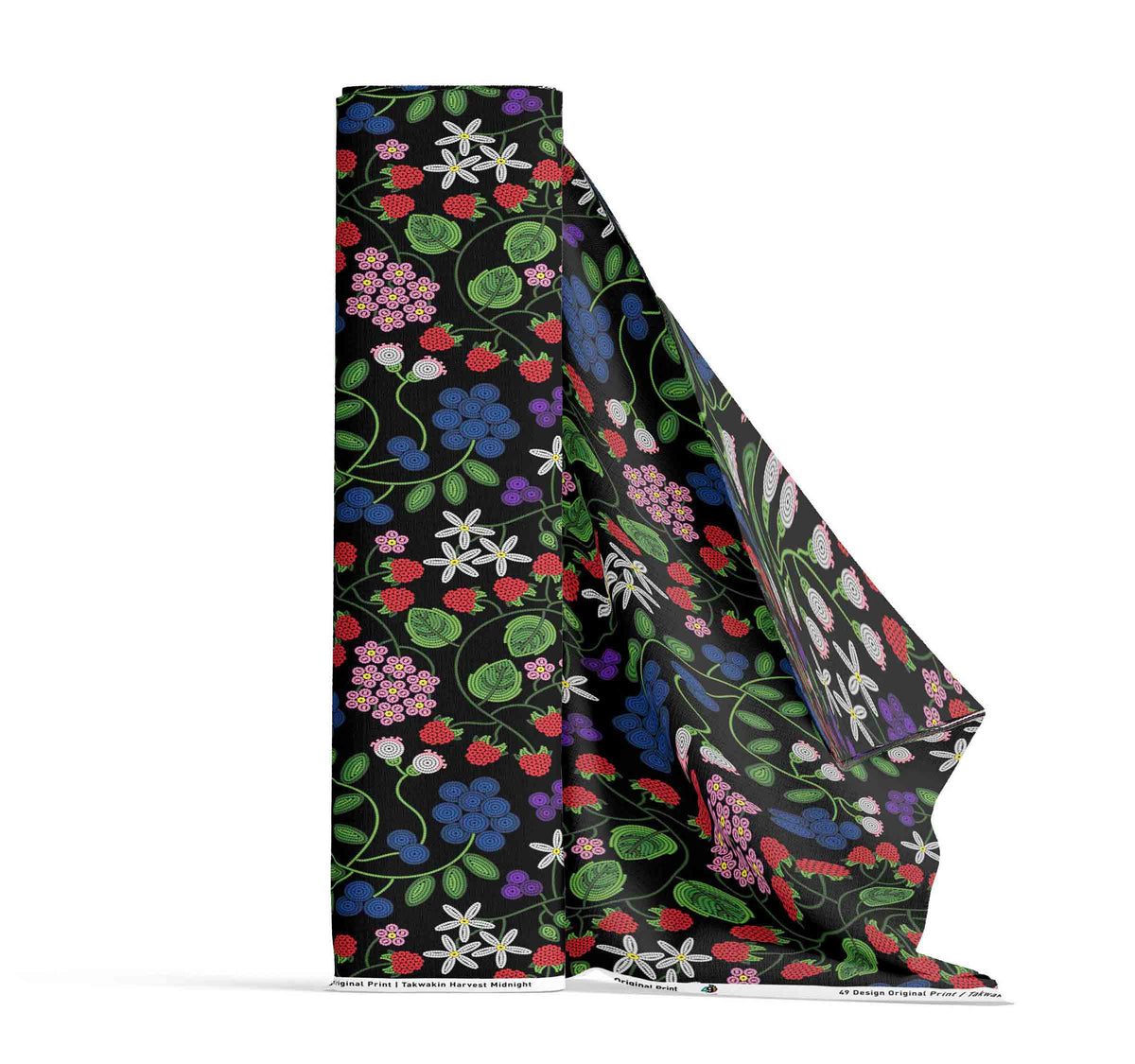 Takwakin Harvest Midnight Fabric by 49 Dzine