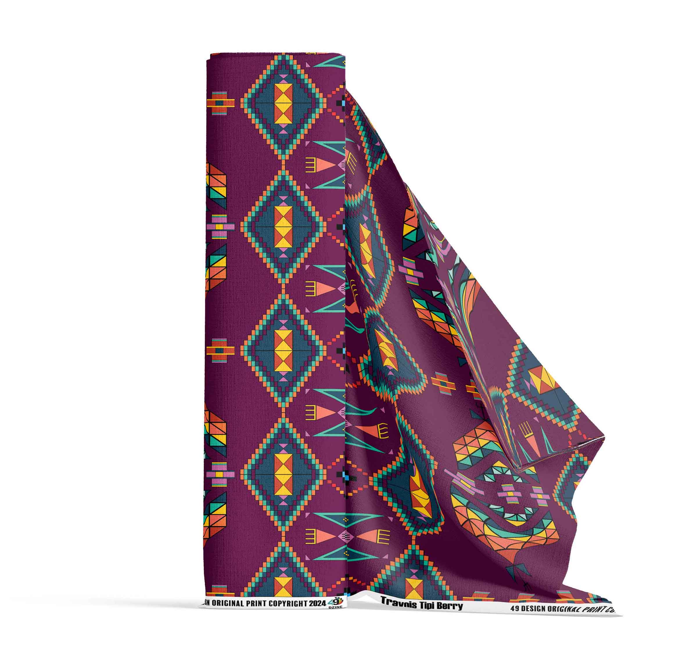 Travois Tipi Dusky Sunset Hooded Blanket