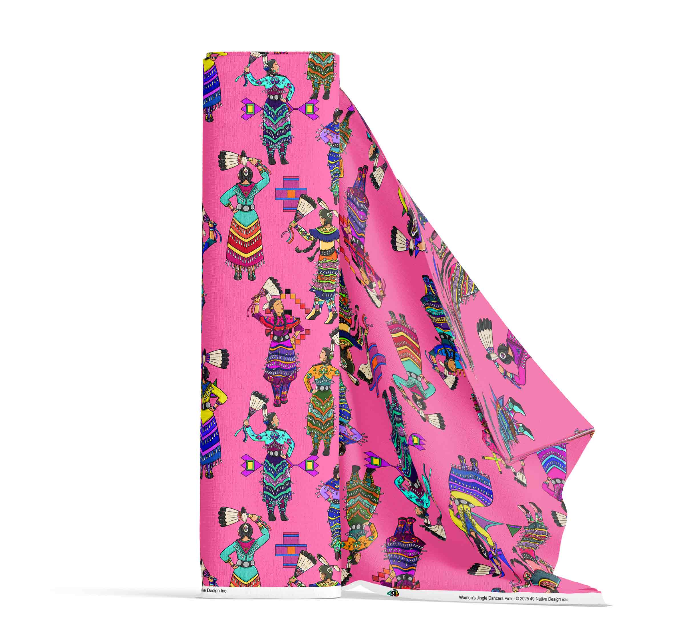 Women's Jingle Dancers Pink Cardigan