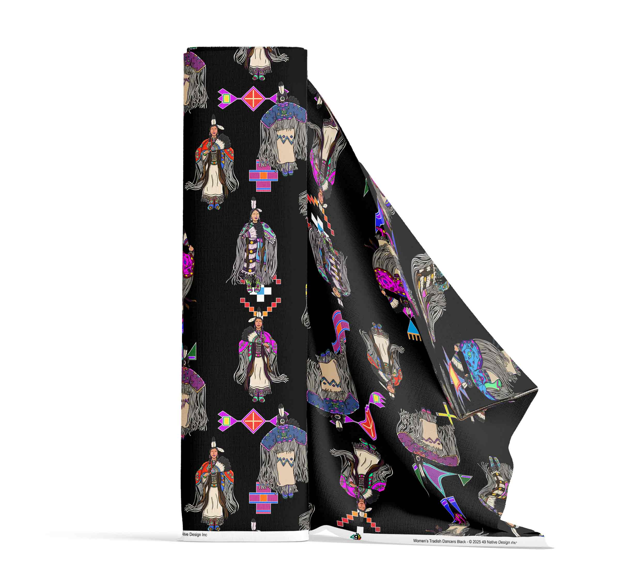 Women's Tradish Dancers Purple Large 42 Inch Cotton Poplin Pre Order