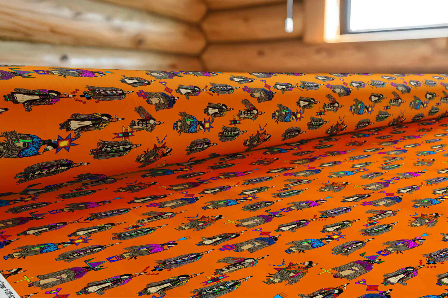 Women's Tradish Dancers Orange Small Fabric