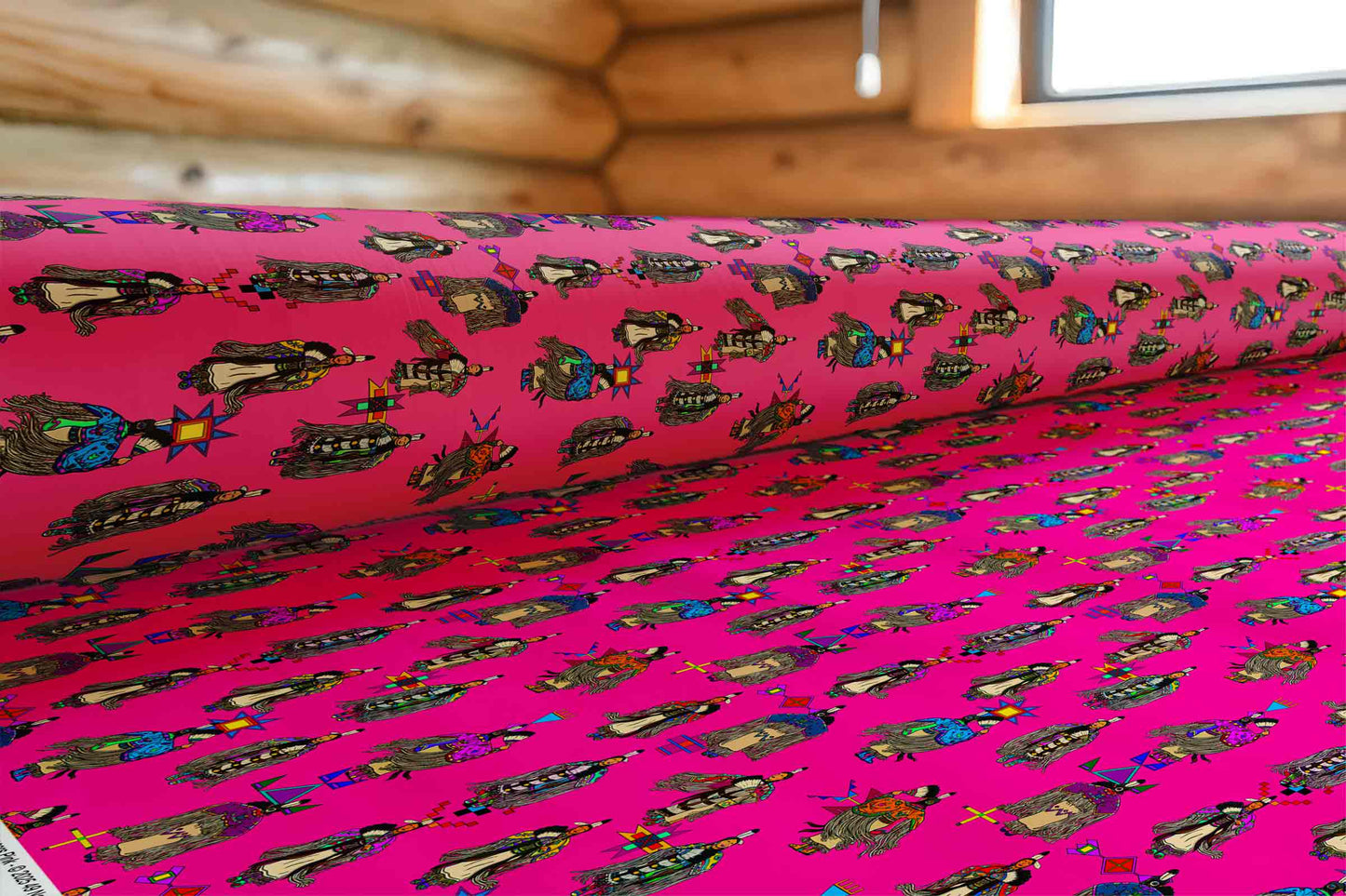 Women's Tradish Dancers Pink Small Fabric