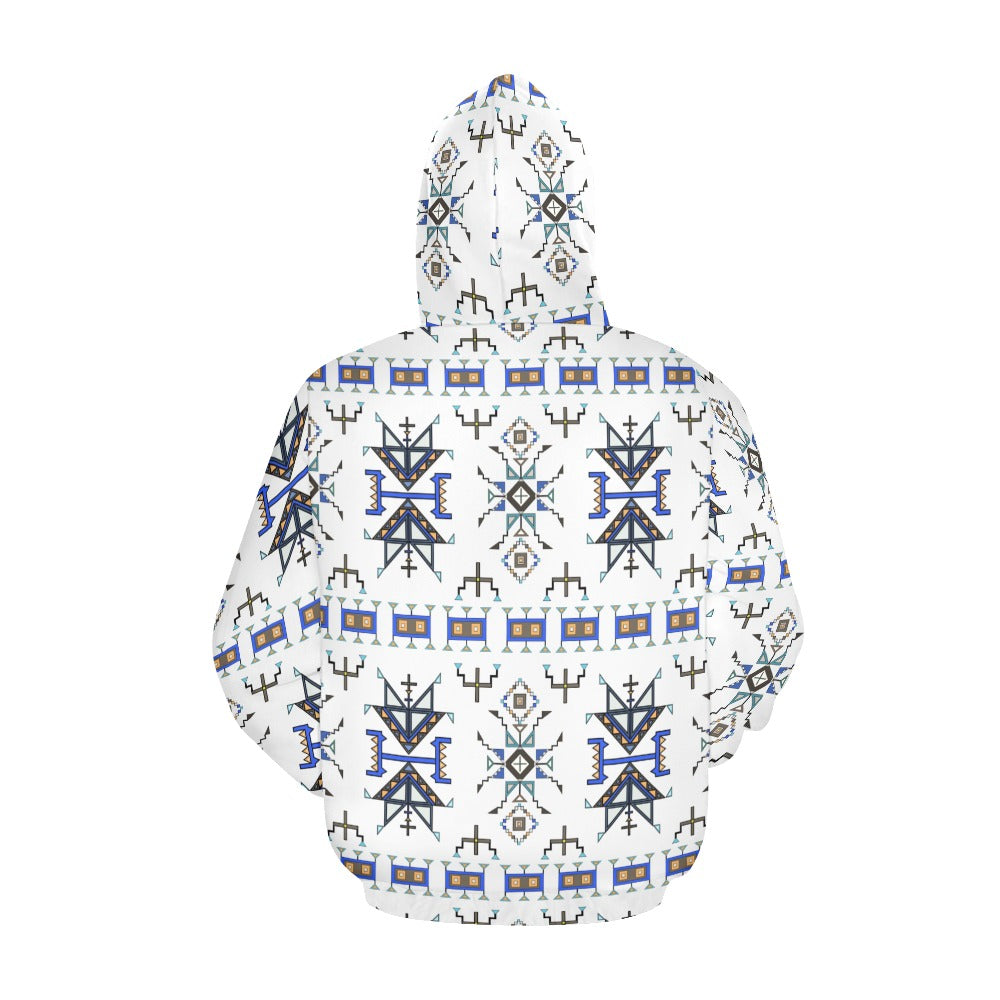 Eagle Strike White Hoodie for Men