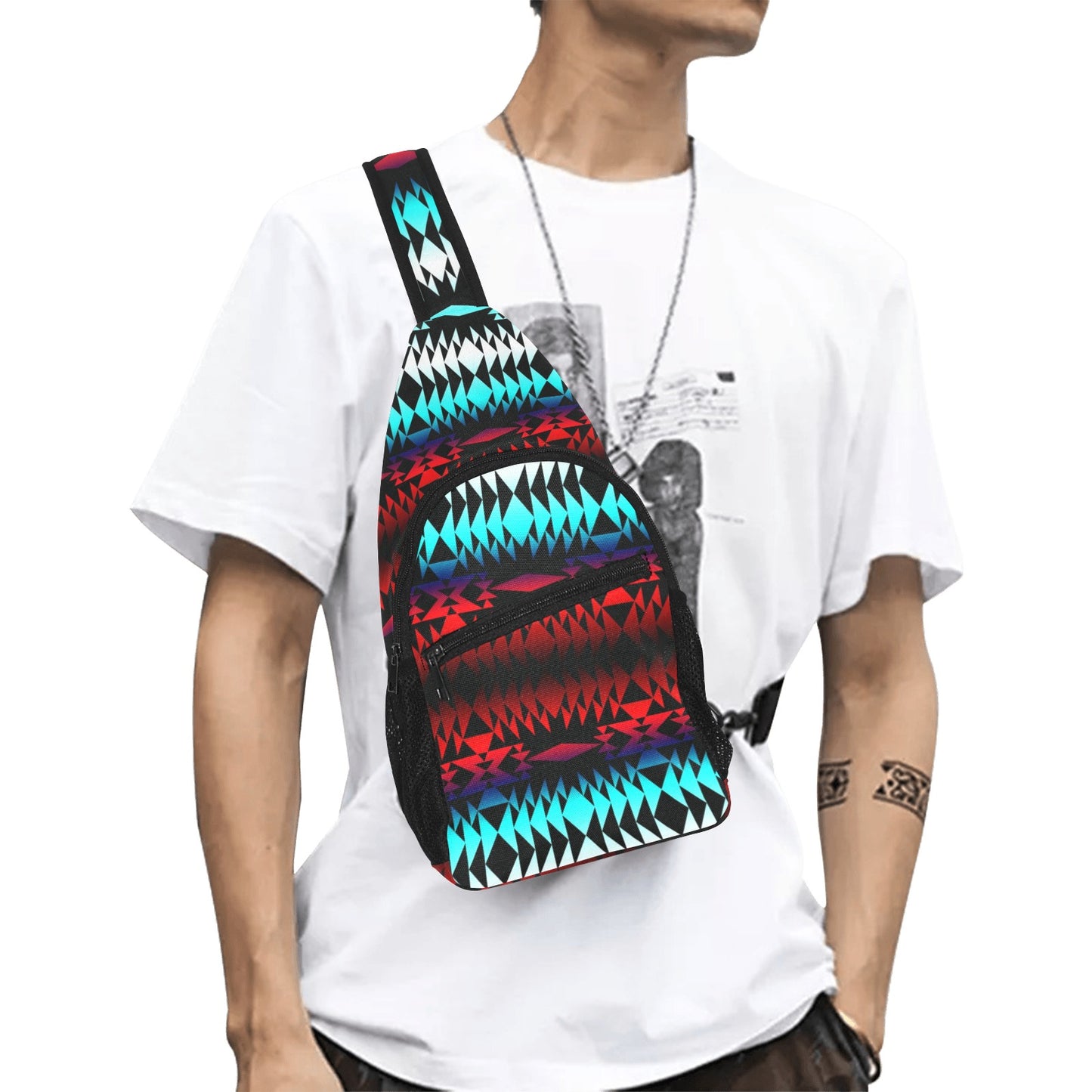 Two Worlds Chest Bag