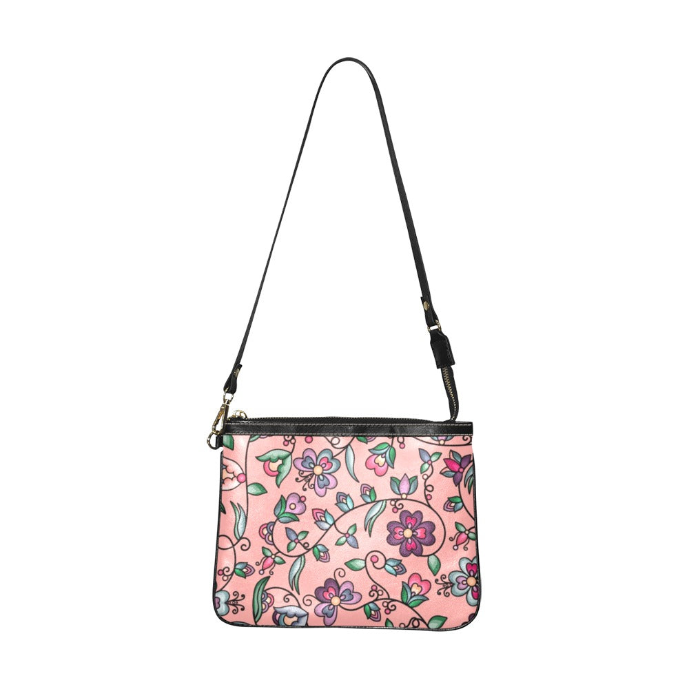 Amber Evening Garland Peach Small Shoulder Bag