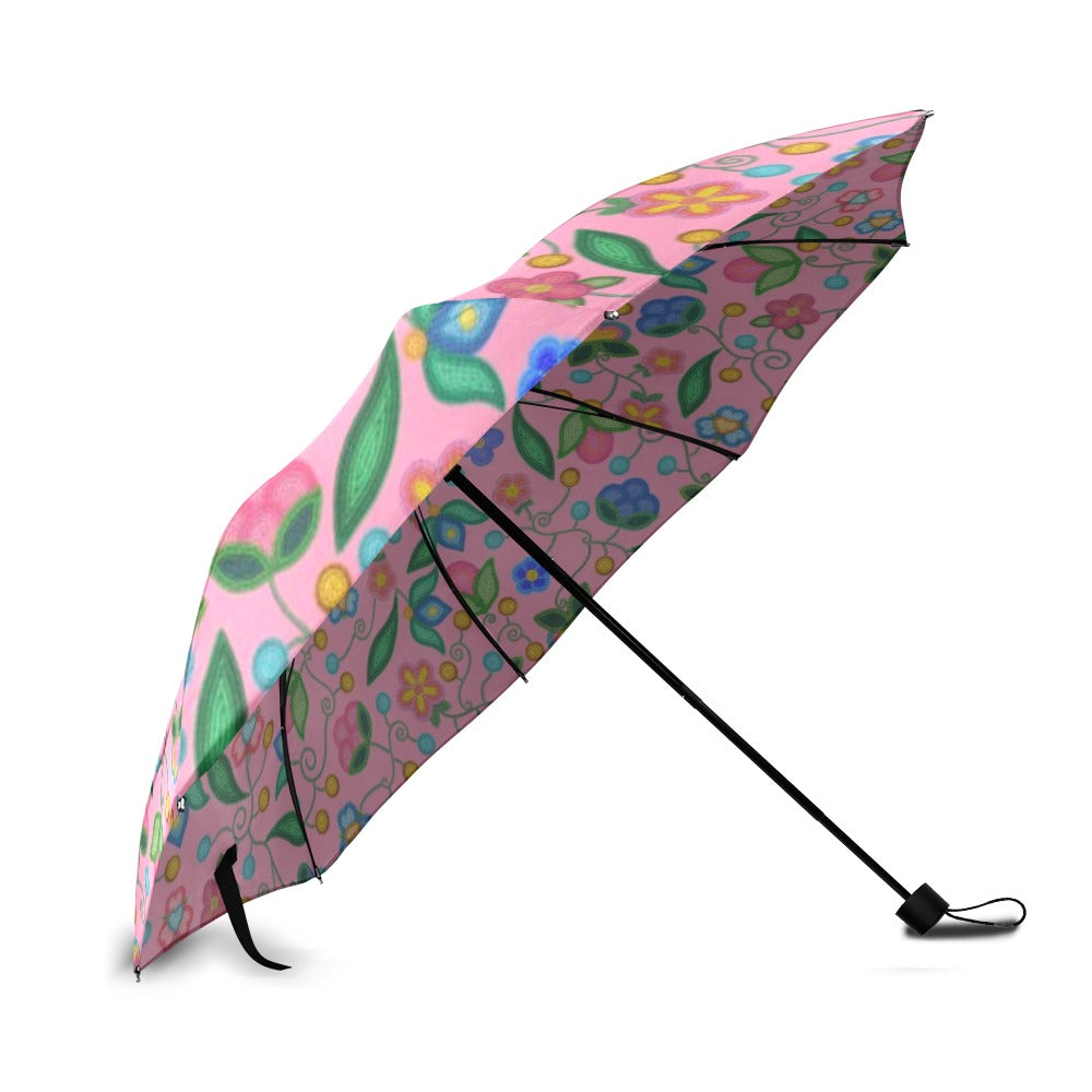 Skyberry Serenade Pink Foldable Umbrella