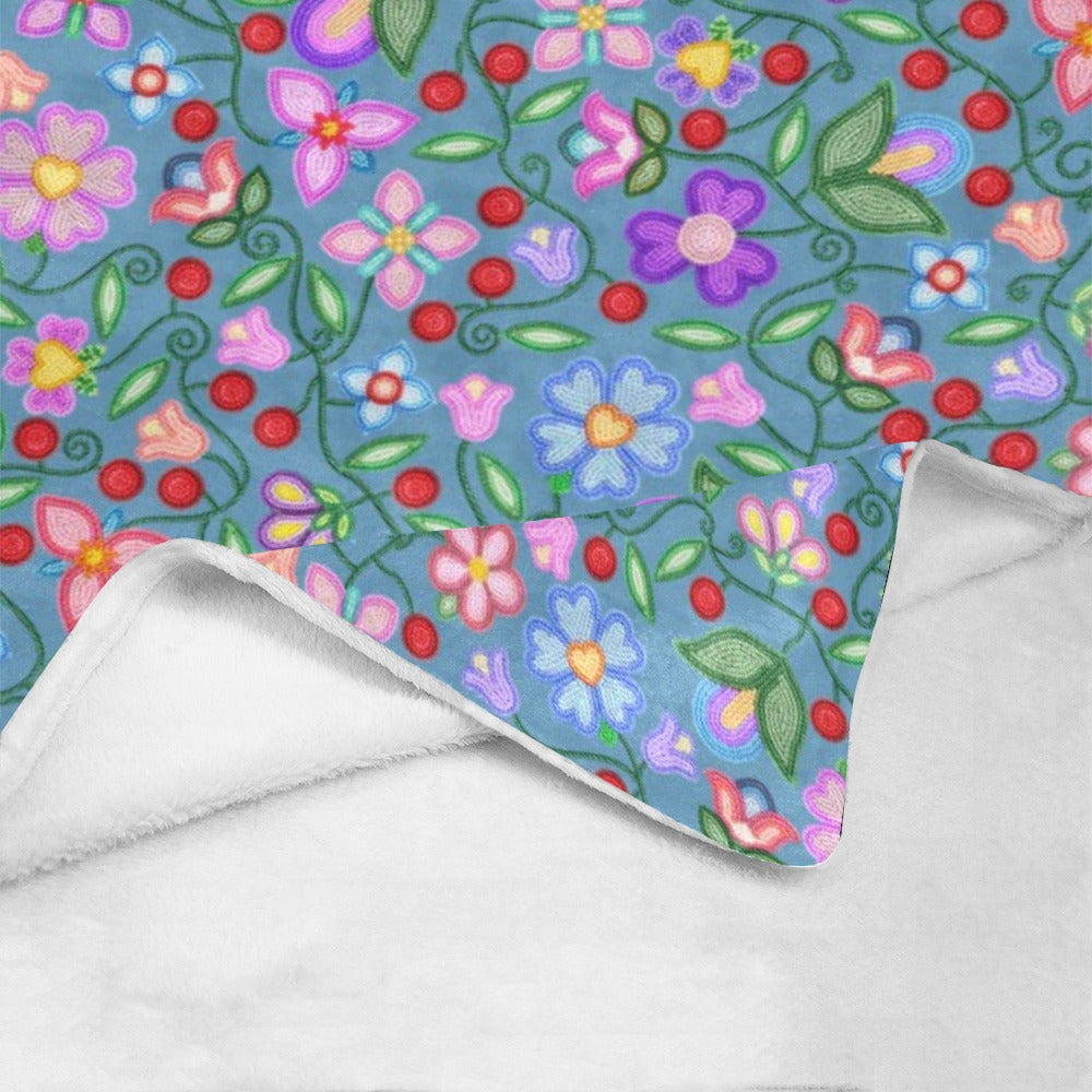 Petal Harmony River Large Micro Fleece Blanket