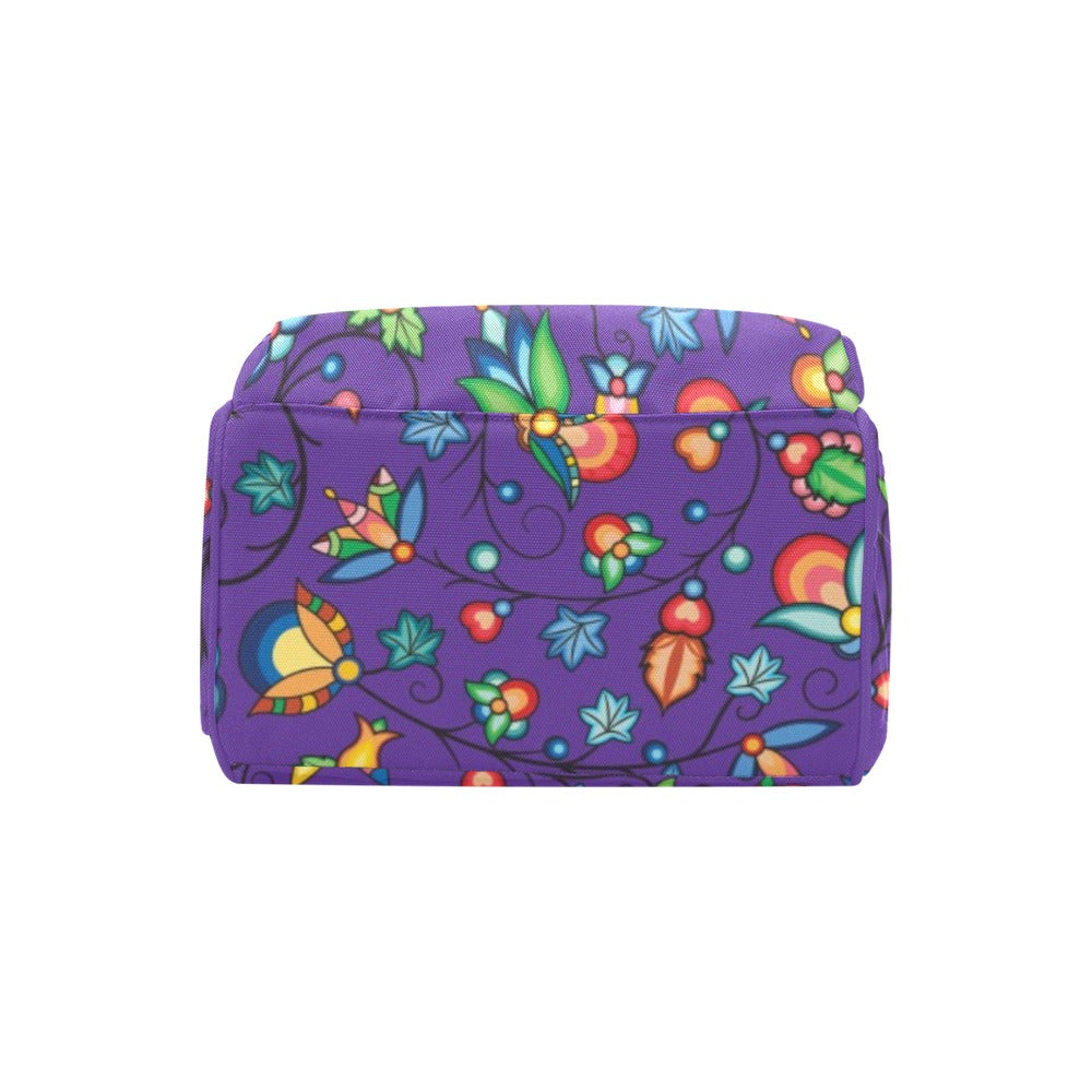 Prairie Plains Spirit Midnight Purple Multi-Function Diaper Backpack