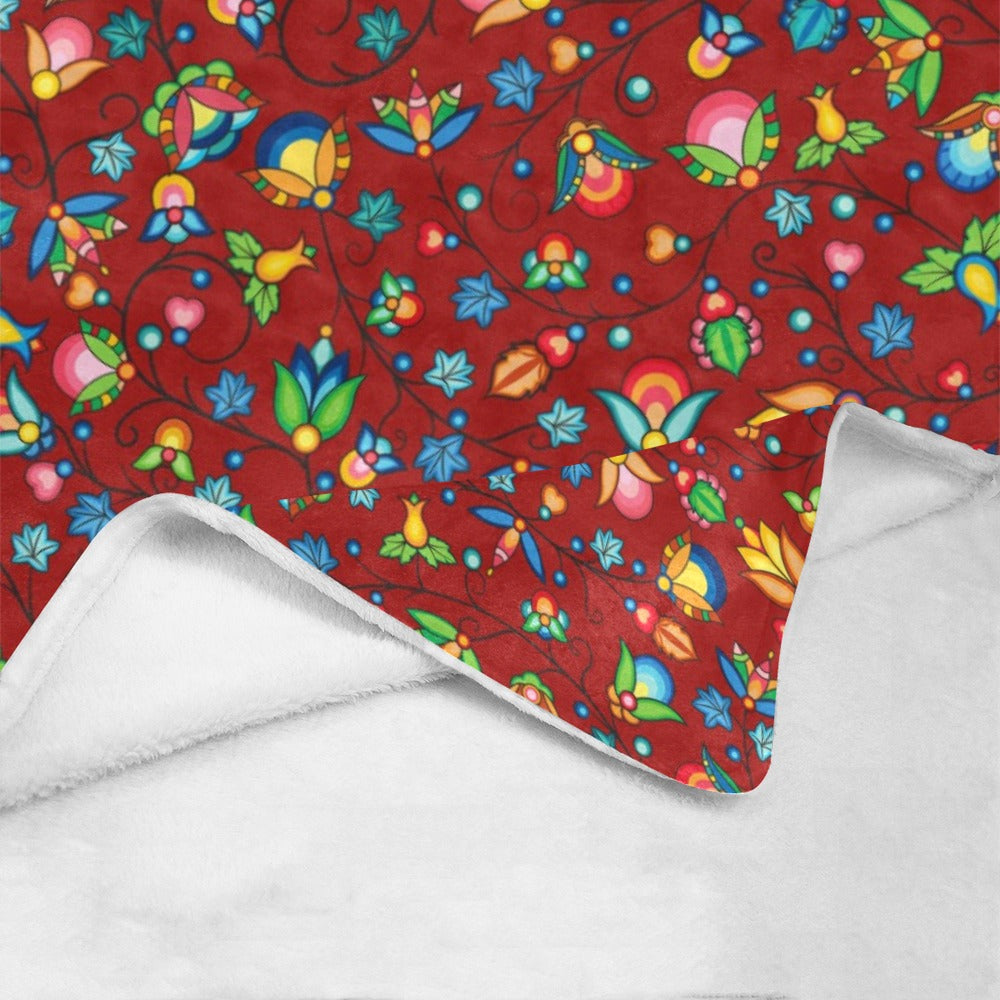 Prairie Plains Spirit Red X-Large Micro Fleece Blanket