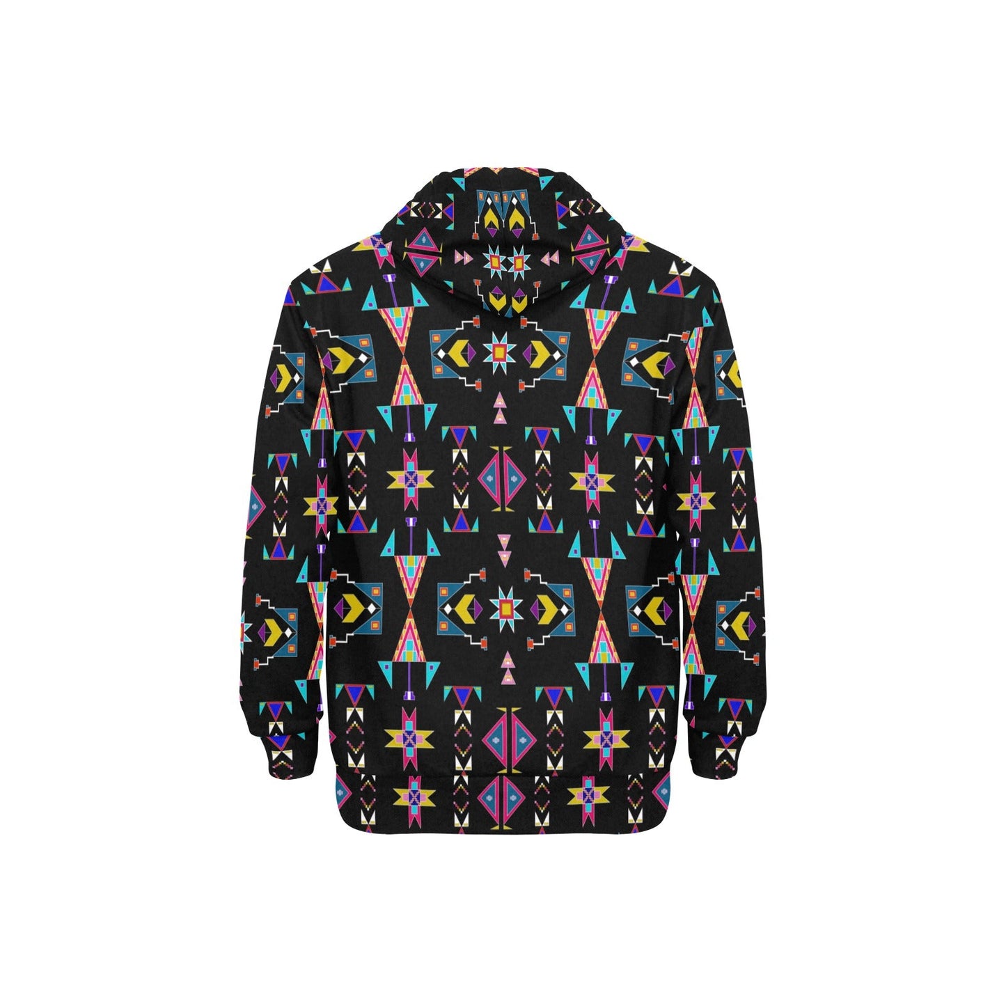 Enemy Territory Black Men's Long Sleeve Fleece Hoodie