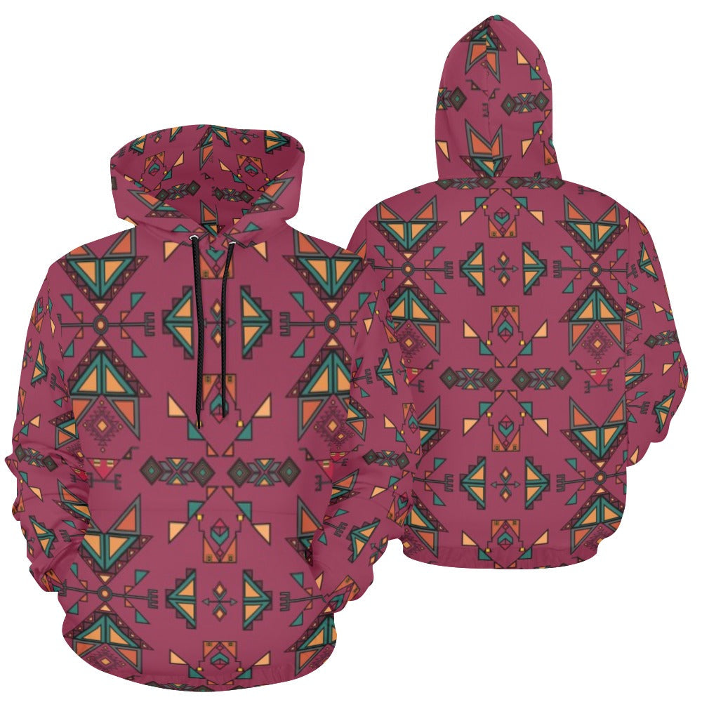 Arrow Dawn Maroon Hoodie for Men