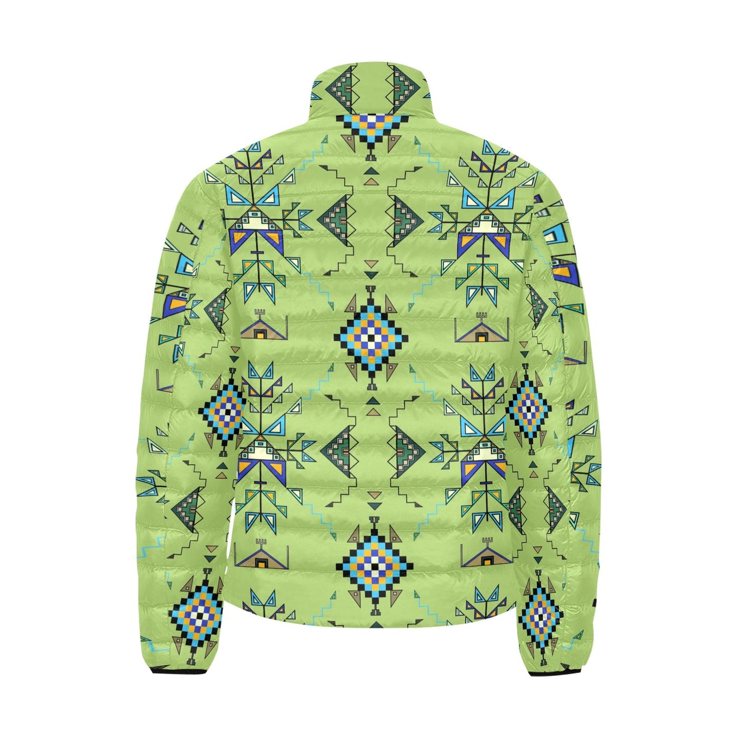 Bear Shield Green Padded Jacket