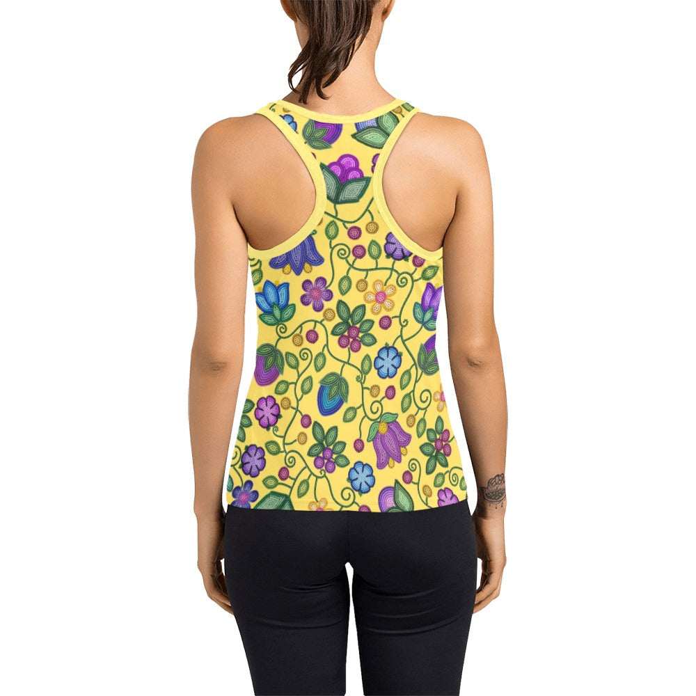 Bloom Uplift Yellow Racerback Tank Top