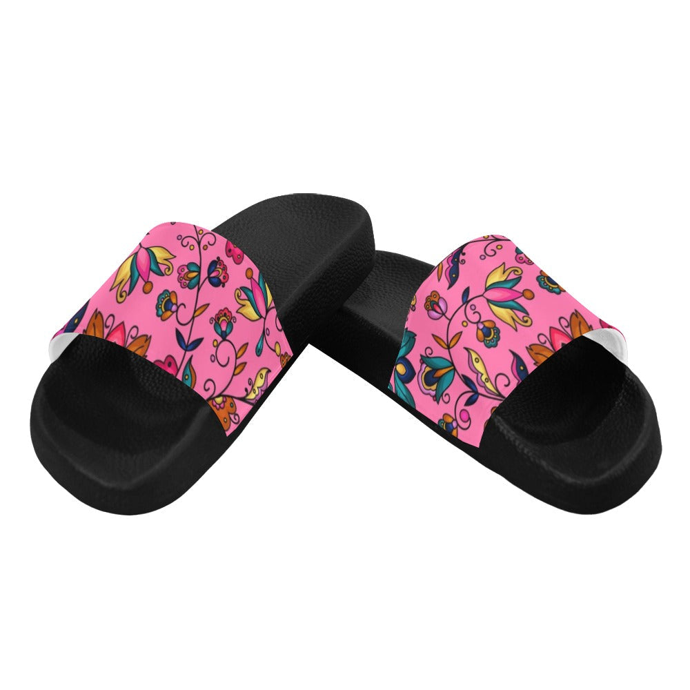 Copper Prairie Petals Pink Slide Sandals