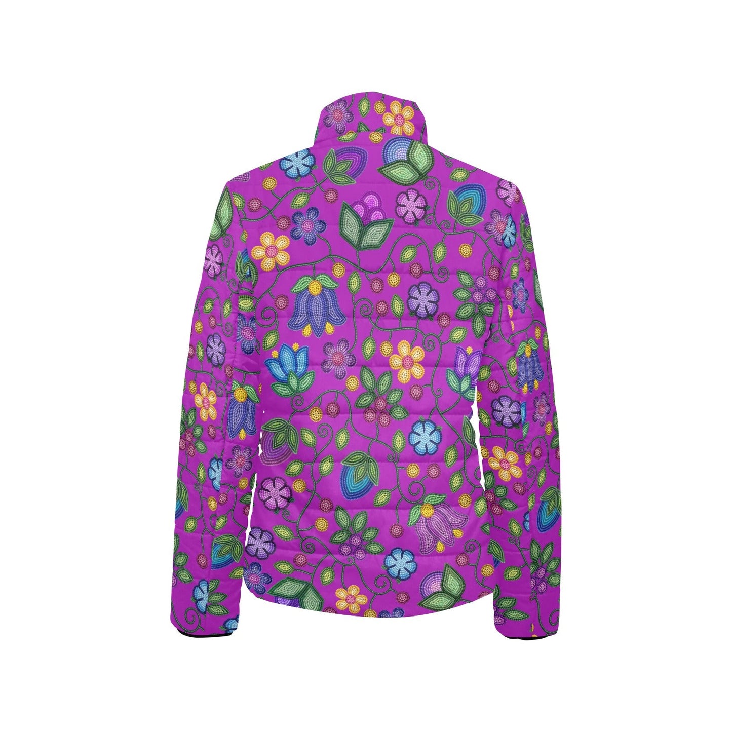 Bloom Uplift Purple Stand Collar Jacket