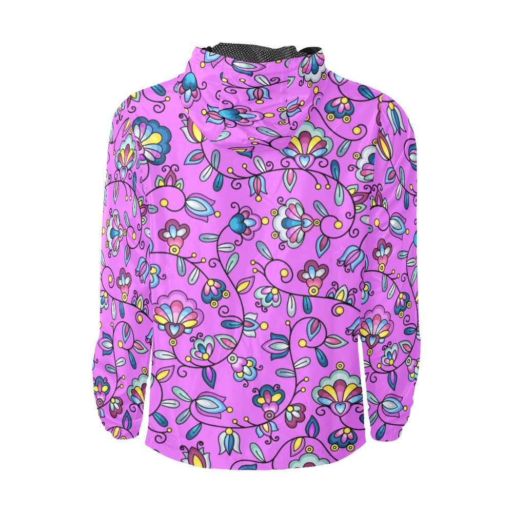 Autumn Bundle Blessing Purple Men's Windbreaker