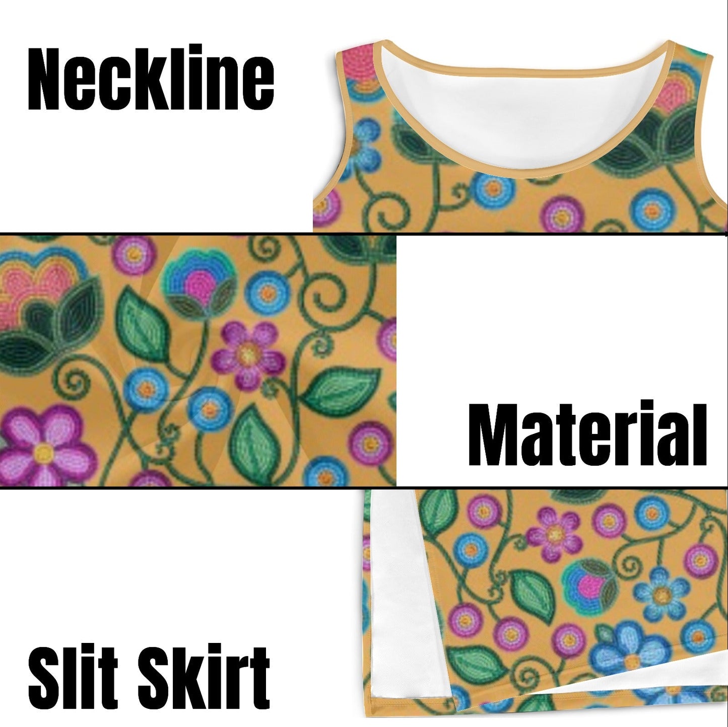 Turquoise Sunbeam Yellow Phaedra Dress