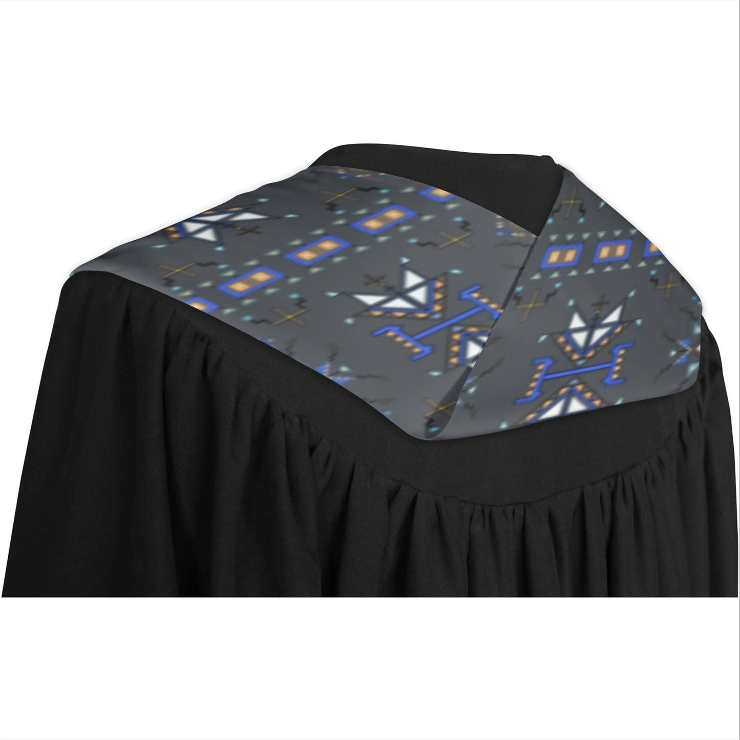 Eagle Strike Gray Graduation Stole