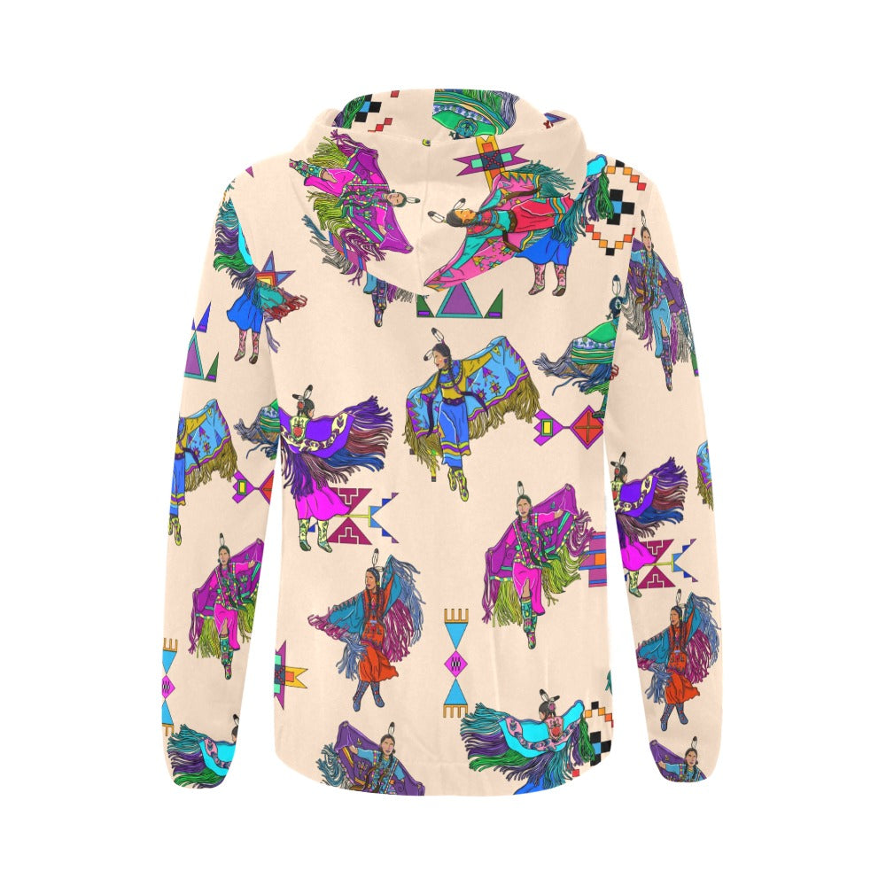 Women's Fancy Dancers Muslin Full Zip Hoodie for Women