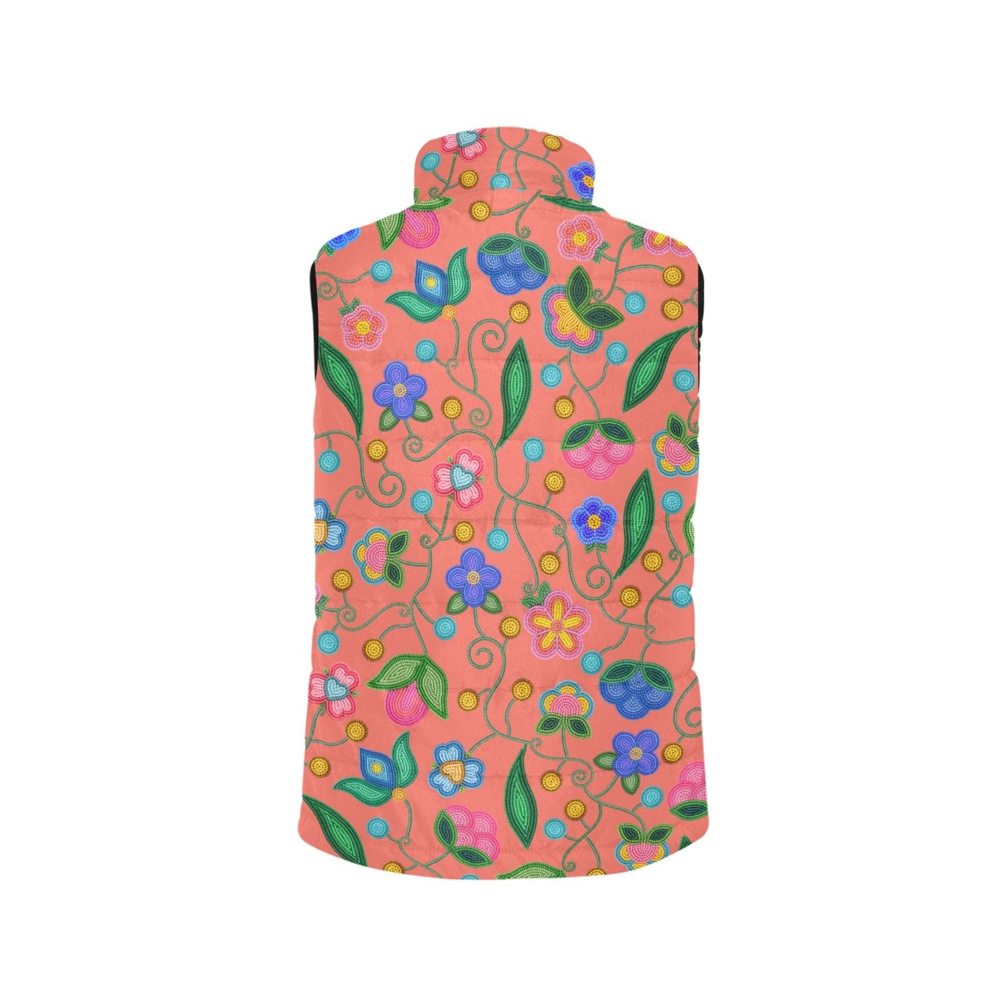 Skyberry Serenade Peach Women's Padded Vest Jacket