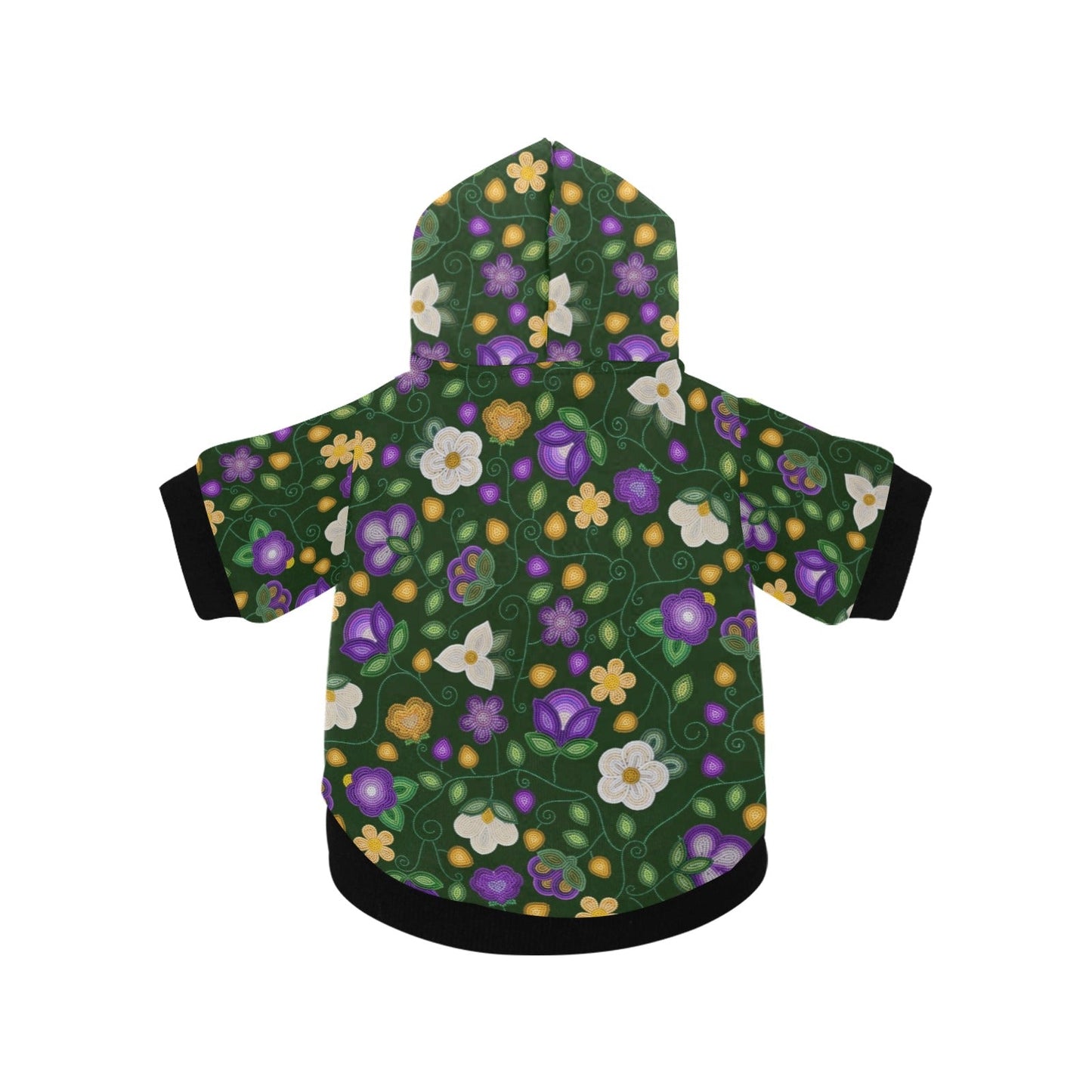 Midnight Moss Bloom Forest Pet Hoodie